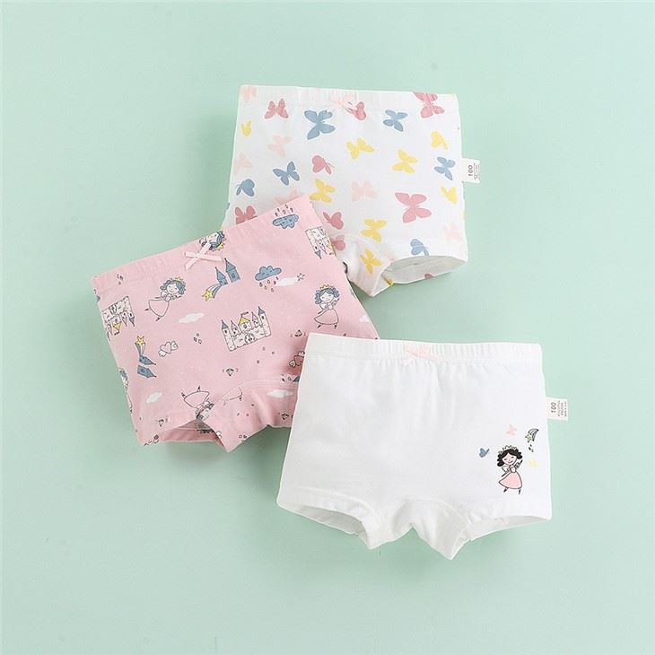 Girl Boyshorts With Stretch Cotton