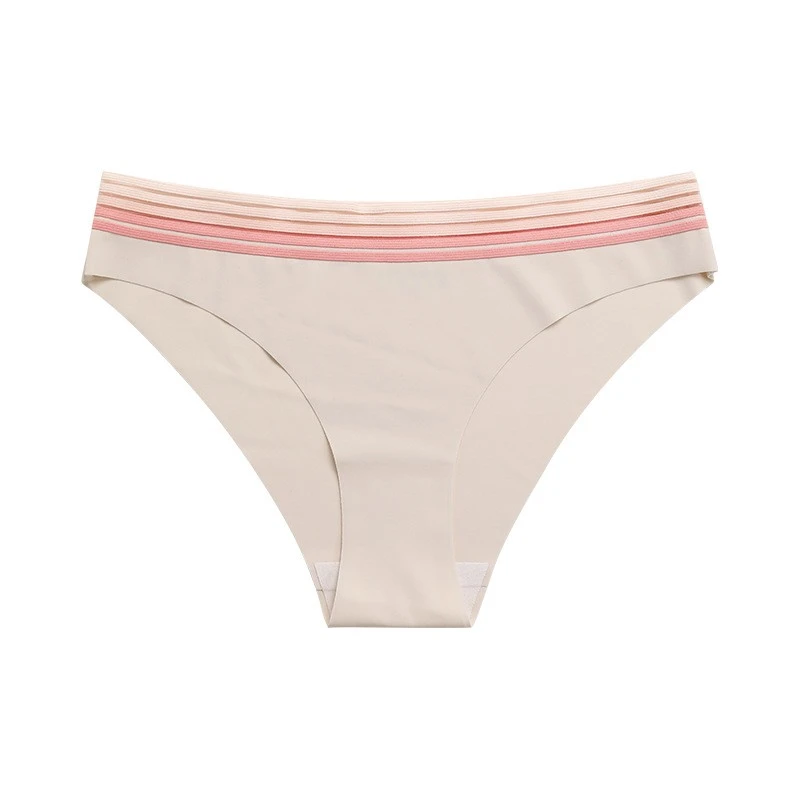 Plus Size Low-Rise Lace Panty Breathable Briefs Seamless Workout Underwear For Yoga & Gym